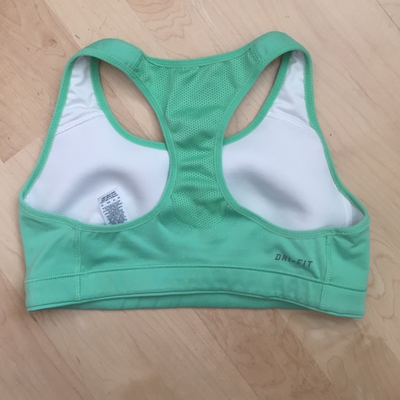 light green Nike sports bra - Picture 2 of 2