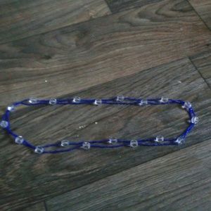 Blue necklace