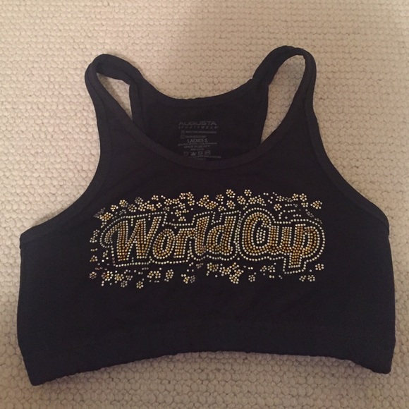 World Cup sparkle sports bra