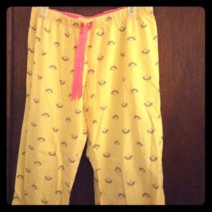 Yellow Rainbow Pajama Pants