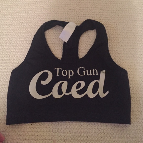 Top Gun Large coed sports bra