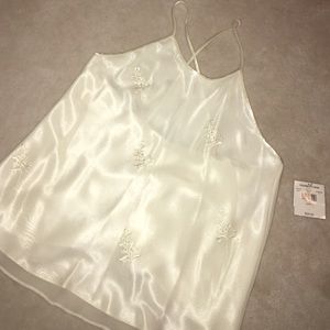 Nightie silky camisole and short set