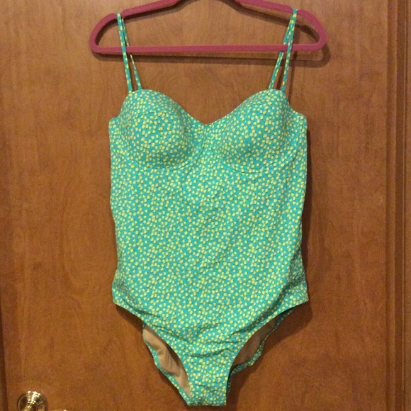 J Crew one-piece swimsuit w/ underwire.