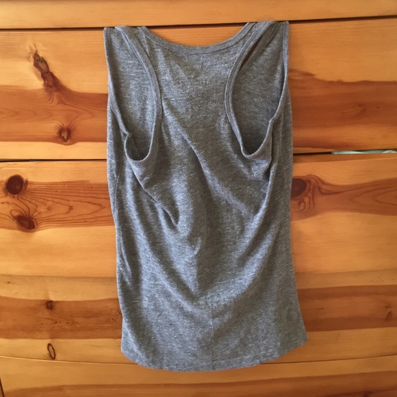 Racer back Stanford grey tank top - Picture 2 of 3