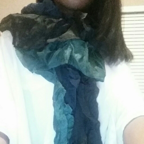 Varied Shades of Blue Scarf