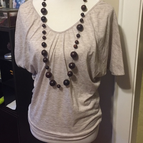 Express tan top