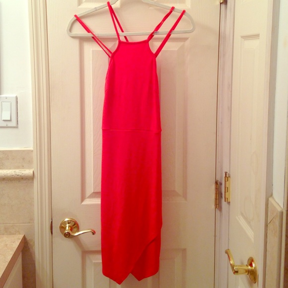Coral dress