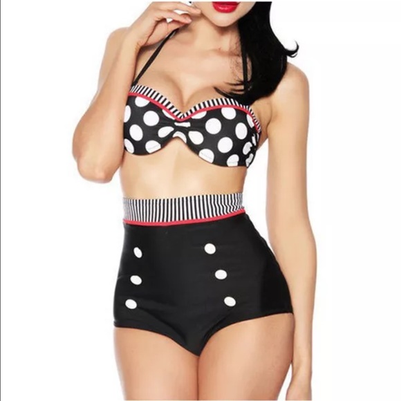 Other - 🎀HP Spring Style🎀 Retro High-Waist Bikini