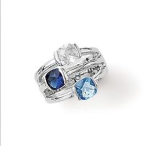 Weekend Sale! Lia Sophia 3 Stone Ring