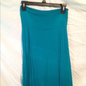 Blue Maxi Skirt