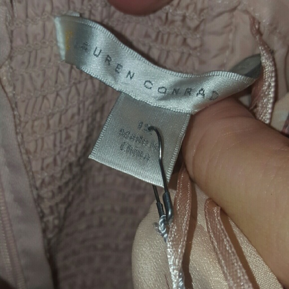 NWT LC dress, vintage, size 12, pink with birds - Picture 4 of 4