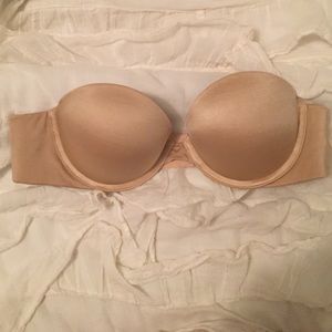 Nude Strapless Push up Bra Aerie 34A- like new!