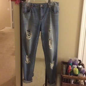 F21 Boyfriend Jeans