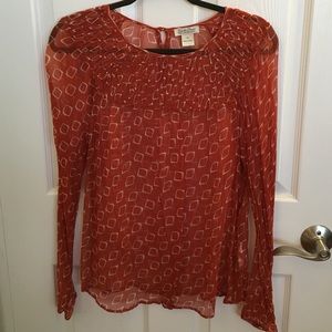 Lucky brand sheer top