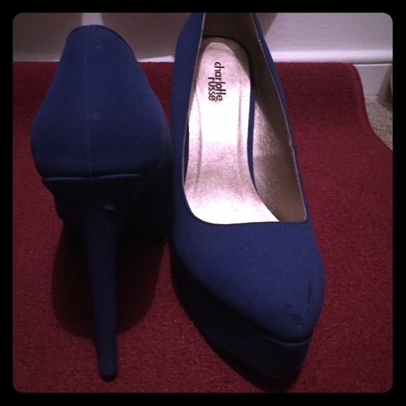 Charlotte Russe Blue Pumps- 8.5