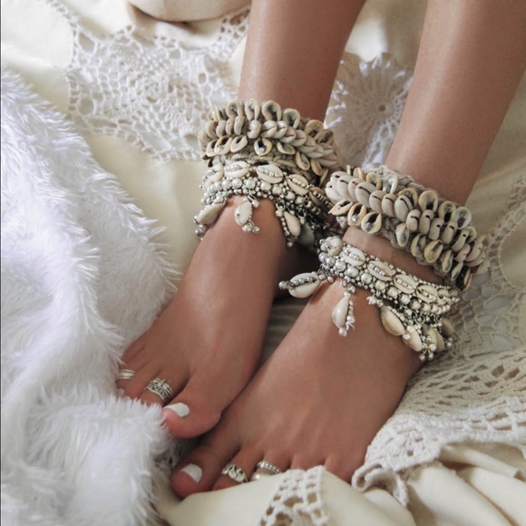 Cowrie shell jewelry  band only one