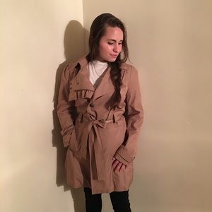 Anthro trench coat