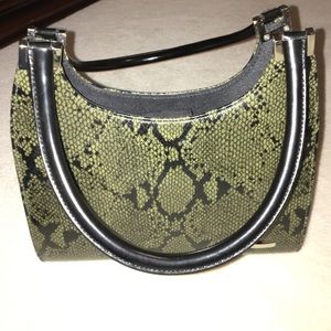 Snakeskin ninewest bag