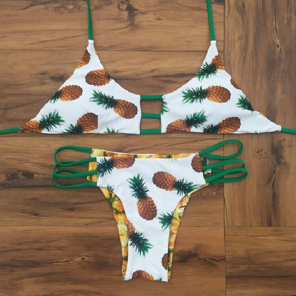 Pineapple Swimsuit Bikini - Picture 3 of 3
