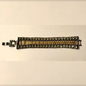 Stella & Dot silver and gold bracelet