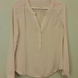 Pink long sleeve blouse