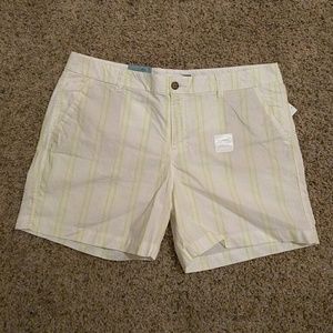 Mid-rise Printed Plus Size Canvas Shorts (5")