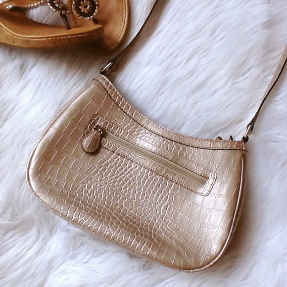 🎉SALE TODAY👛LIZ CLAIBORNE Faux Reptile Print Bag