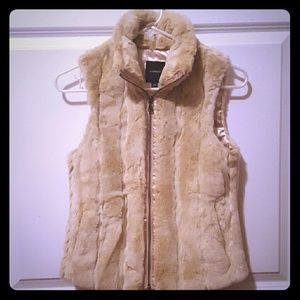 NWOT Express Faux Fur Vest