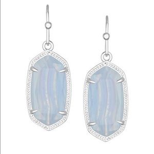 Blue lace agate Dani earrings