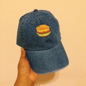 Denim Burger Cap