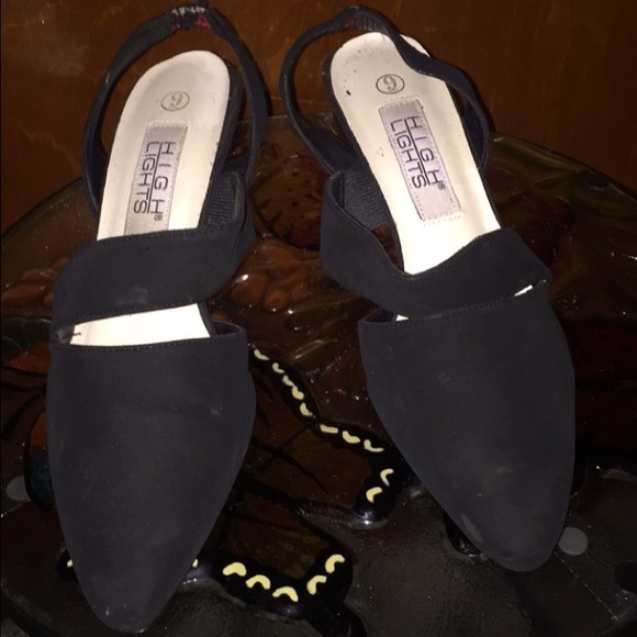 Black 2" heels