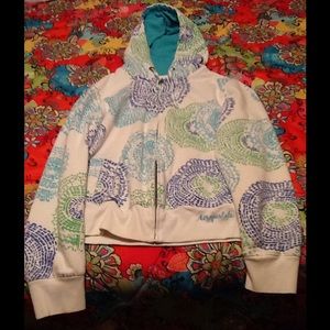 Zip-Up Hoodie Blue/Green