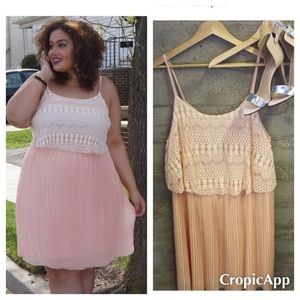 Cute pink summer dress