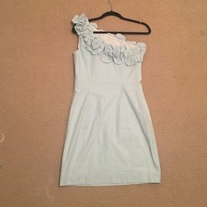 NWOT LILLY PULITZER Seersucker One-Shoulder Dress!