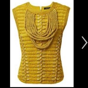 Balmain x H&M signature Braided Rope detail sz 10