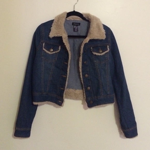 Jackets & Blazers - Wool- lined denim jacket