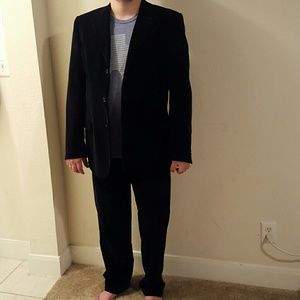 2 piece dark blue suit