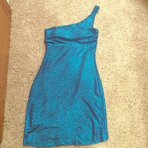 Blue homecoming dress