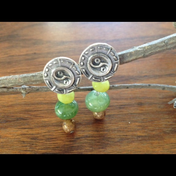 Boho jewelry earrings - Picture 2 of 2