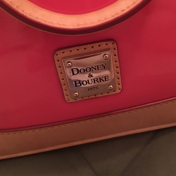 Dooney & Bourke Patent Satchel Double Handle Zip Zip Sea  Dooney & Bourke Patent Leather Zip Zip Satchel