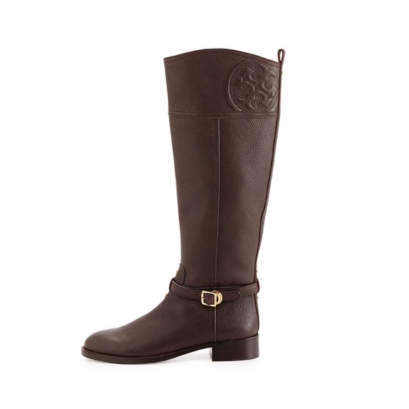 T❤️SOLD❤️ory Burch Marlene riding boot AUTHENTIC - Picture 1 of 4