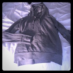 Light gray rubbish pull over