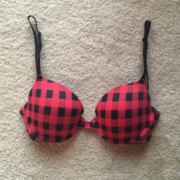 VS Pink plaid bra