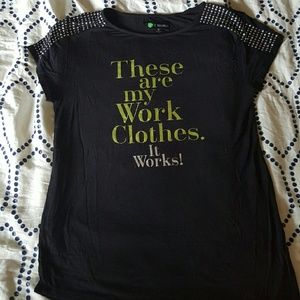 A line It Works shirt