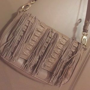 Leather Tassel Purse