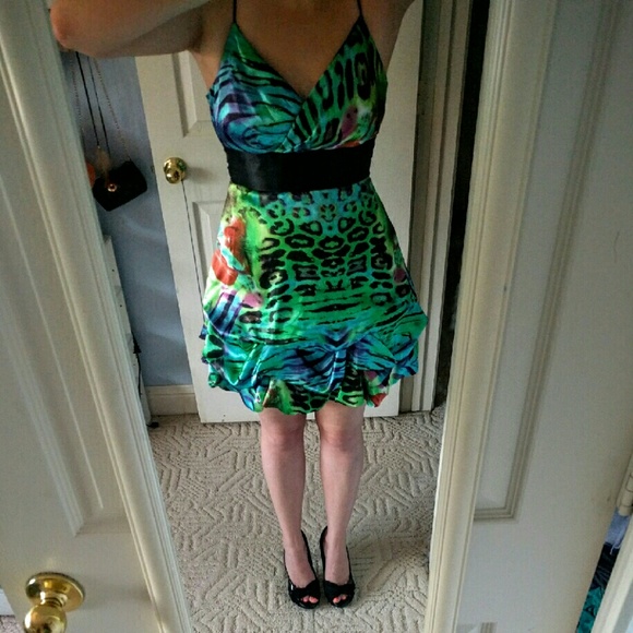 Colorful prom dress