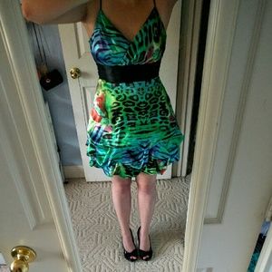 Colorful prom dress