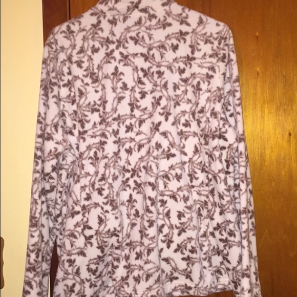 Cream brown pattern jacket - Picture 2 of 3