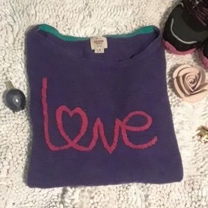 Mossimo love cotton top