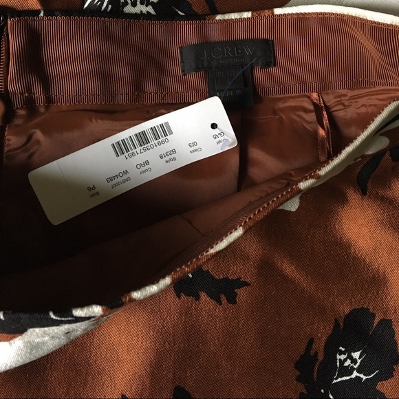J. Crew collection ochre floral skirt - Picture 4 of 7